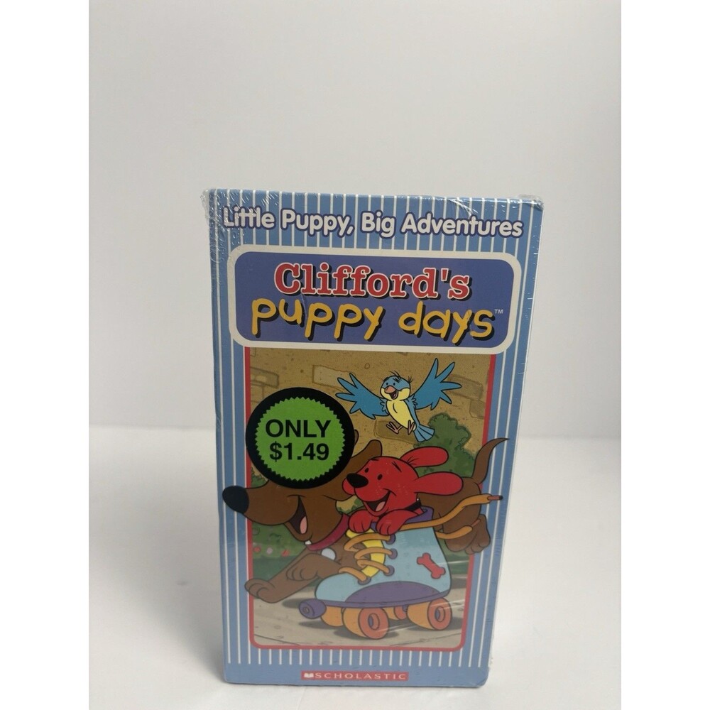 Clifford The Big Red Dog VHS Sealed New! Puppy Days Big Adventure PBS Kids! 🦴